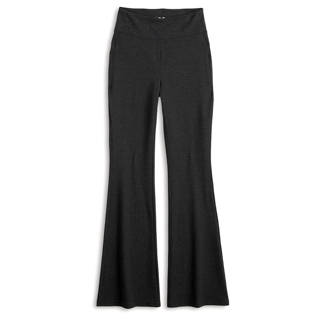 Junior’s high rise flare leggings • CHARCOAL • large